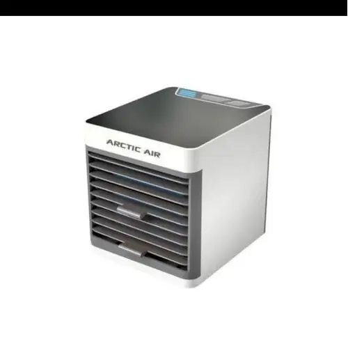 Portable Small Table Air Conditioner Air Conditioning Fan Touch Control 3 Speed #White